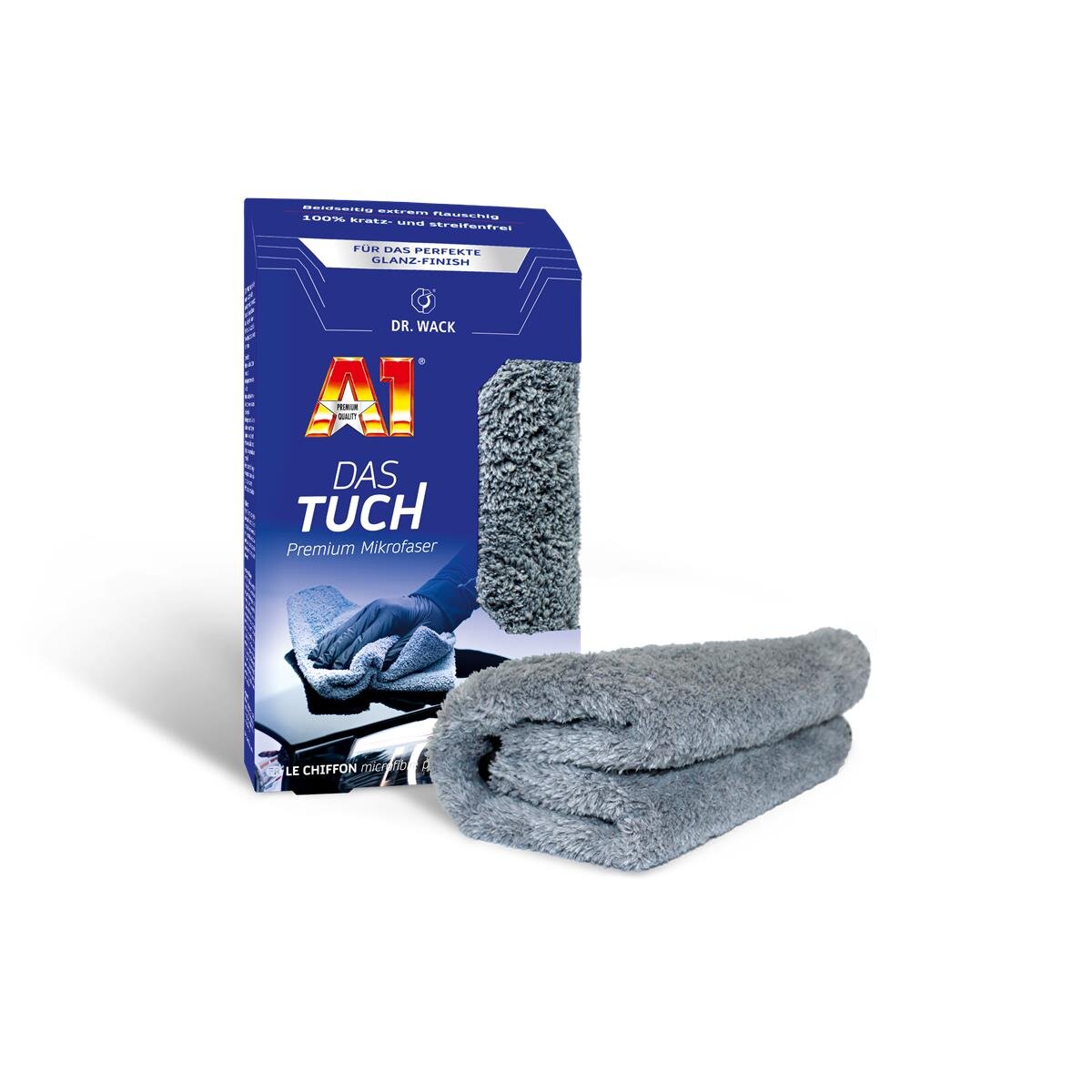 DR OKWACK A1 DAS TUCH - Premium Mikrofaser (40 x 40 cm) Reinigungstücher 8009