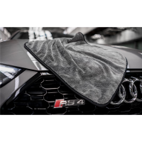 Nuke Guys Grey Rillium 1000 GSM Microfibre Car Dry Cloth...