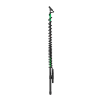 Kwazar telescopic lance 3 m, angled lance head, tree guard