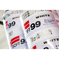 Soft99 White Soft Wax, car hard wax, for white/light car paints, 350 gr.