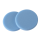 Menzerna Wax Foam Pad PREMIUM - 95 mm/3,5"  -  blau - 2 Stück