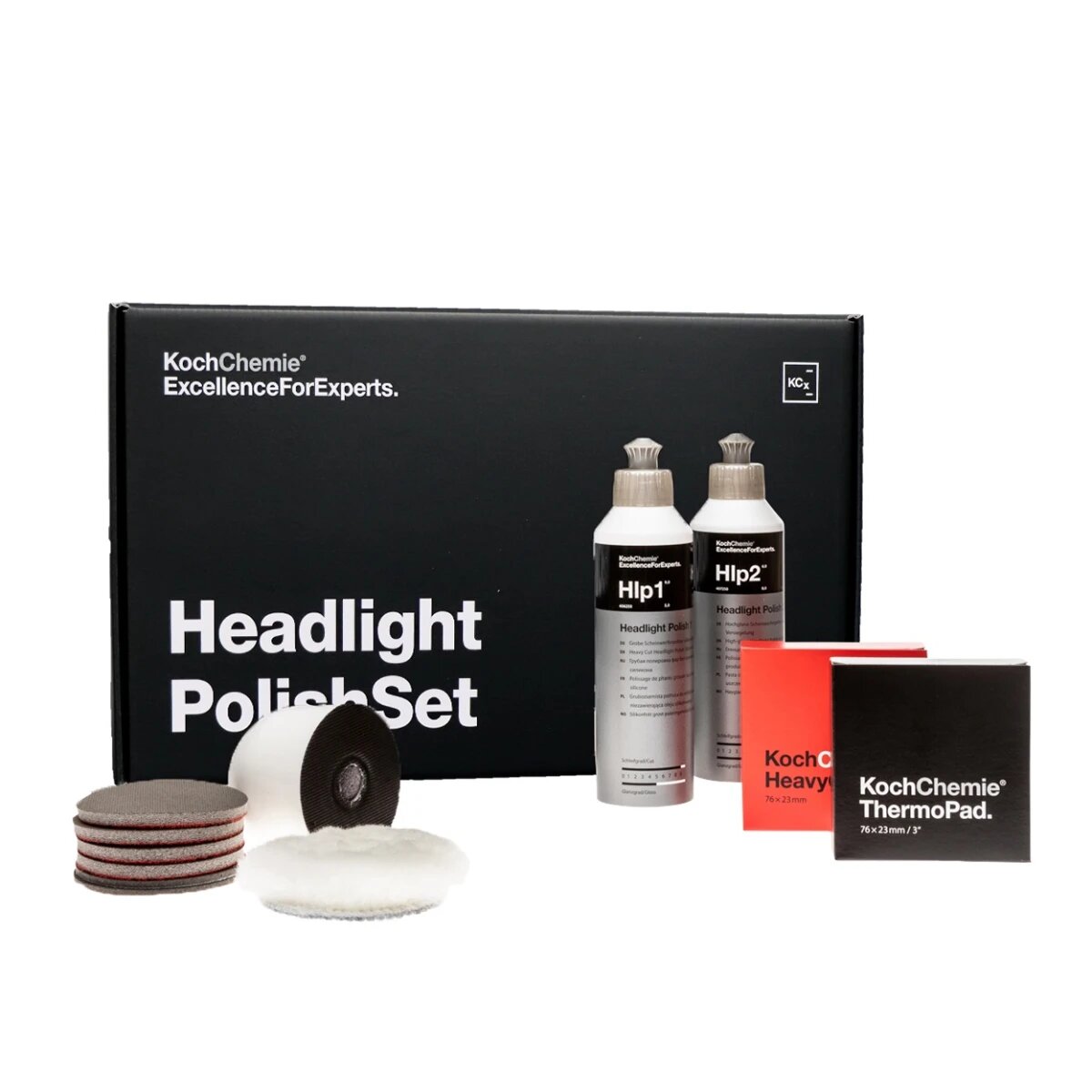 Koch Chemie - Hlp Headlight Polish Set - Scheinwerfer-Aufbereitungsset