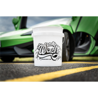 Nuke Guys Wash Bucket - White 5 GAL Wash Bucket for Shampoo