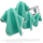 Nuke Guys - See Through - Microfibre Waffle Cloth - 450 GSM, 35x35cm - mint surface / white edge - pack of 4