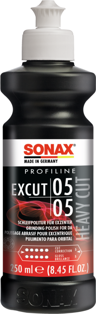 2x 250ml Profiline Excut 05-05 Lackpolitur Kunstoff Flasche