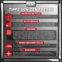 Garage Freaks - Polierpads - made by menzerna - 150mm Polierfläche - 125mm Klettfäche