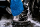 Nuke Guys - Chenille Waschhandschuh blau