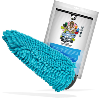 Nuke Guys - Chenille Waschhandschuh - hellblau