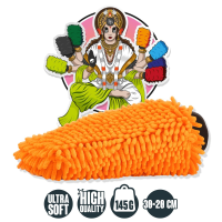 Nuke Guys - Chenille Wash Glove orange