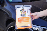 Nuke Guys - Chenille Waschhandschuh - orange