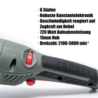 PLSH Exzenter Poliermaschine H15 15mm Hub, 125mm...