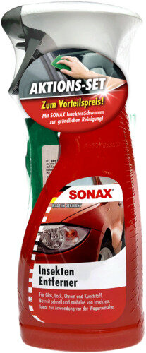 SONAX - Insektenentferner - 500 ml + Insektenschwamm - Aktionsset