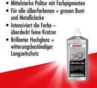 SONAX Polish+Wax Color silber/grau 500ml