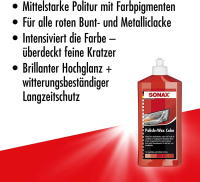 SONAX - Polish+Wax Color rot - 500ml
