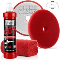 Politur Set - Garage Freaks - Heavy Cut, Medium Cut, Finish Cut, Carnauba Versiegelung
