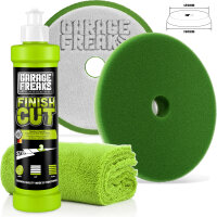 Politur Set - Garage Freaks - Heavy Cut, Medium Cut, Finish Cut, Carnauba Versiegelung