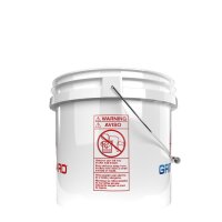 Grit Guard Wascheimer 3.5 Gal weiß Logo