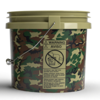 Magic Bucket - Wascheimer 3.5 Gal Camouflage Green
