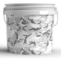 Magic Bucket - Wascheimer 3,5 Gal - Camouflage Grey