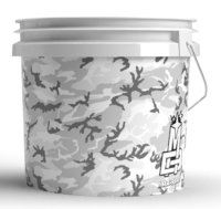 Magic Bucket - Wascheimer 3,5 Gal - Camouflage Grey