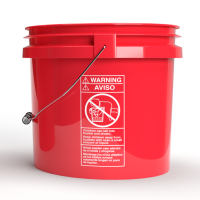 Magic Bucket - Wascheimer 3.5 Gal - red