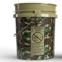 Magic Bucket - Wascheimer 5 US Gal. - Camouflage Green