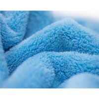 Mikrofasertuch - Edgeless Superflausch - 550 GSM - 40x40cm - hellblau