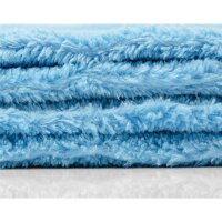 Mikrofasertuch - Edgeless Superflausch - 550 GSM - 40x40cm - hellblau