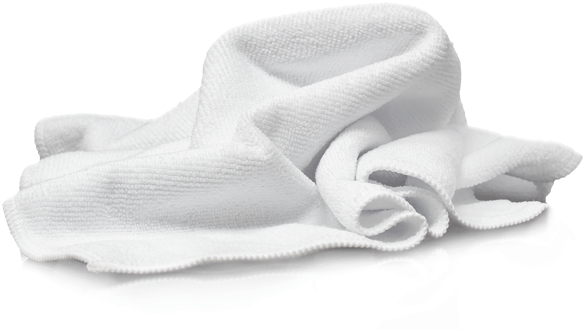 Premium Mikrofasertuch - 320 GSM - 40x40cm - weiß