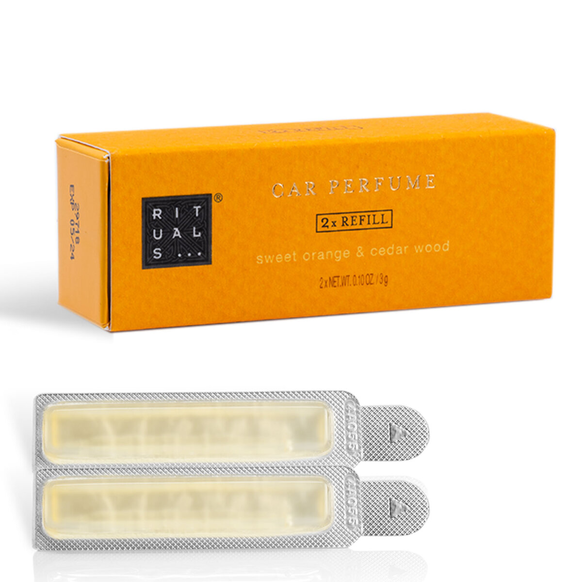 Rituals Car Perfume REFILL - Autoparfum 2x 3g - Nachfüllpackung RITUAL OF MEHR