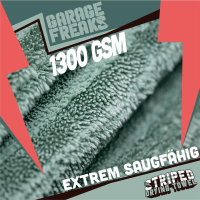 Garage Freaks - STRIPED DRYING TOWEL - Trockentuch - 1300 GSM