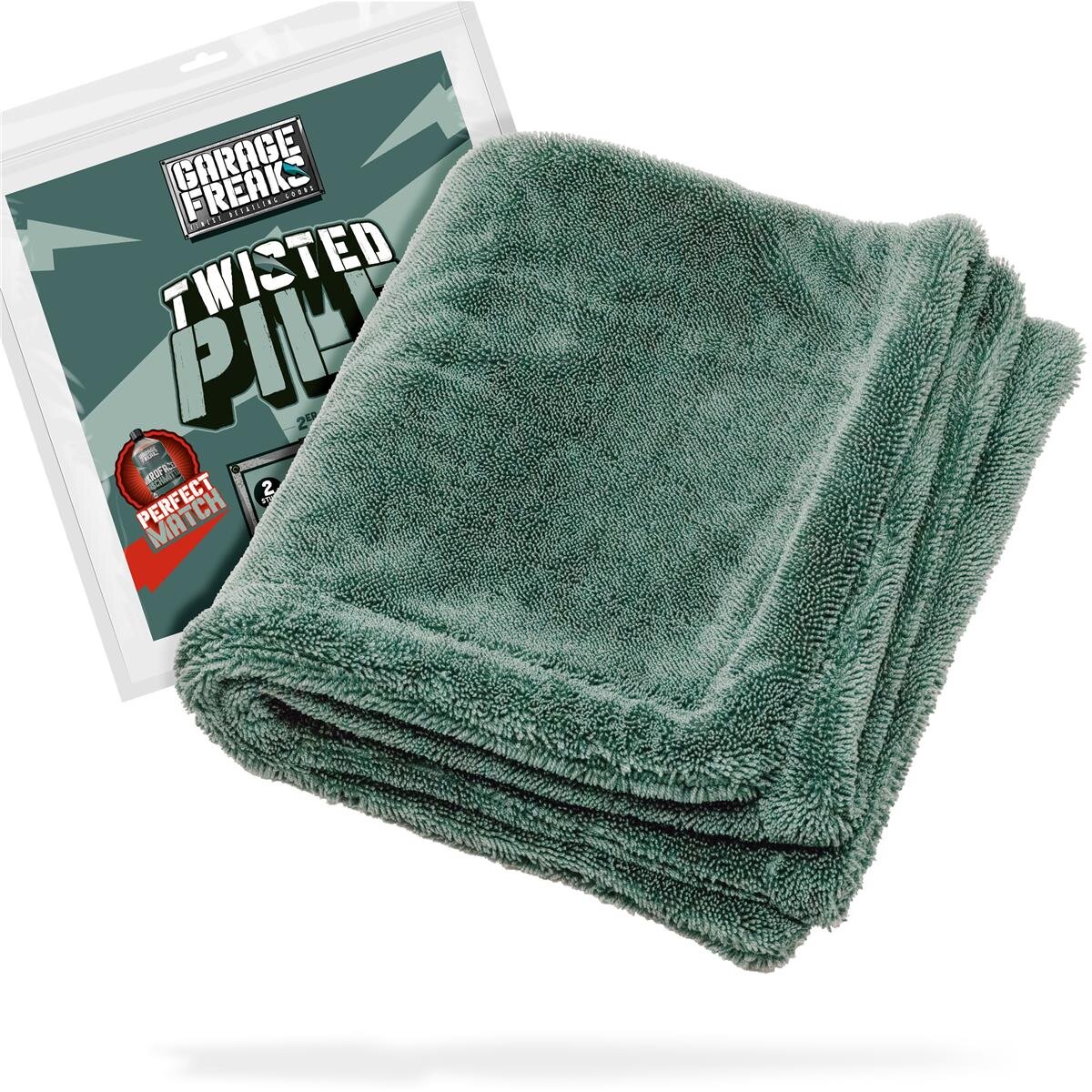 Garage Freaks - TWISTED PILE - Trockentuch - 1500 GSM