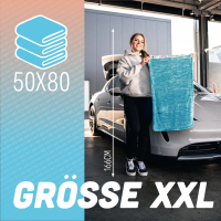 Nuke Guys - Gamma Dryer XXL - microfiber dryer sheet - 1400 GSM - blue 50 x 80 cm