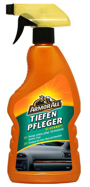 ARMOR ALL Kunststoff-Tiefenpfleger seidenmatt 500 ml für Vinyl, Gummi, behandeltes Leder, versiegeltes Holz u.v.m.