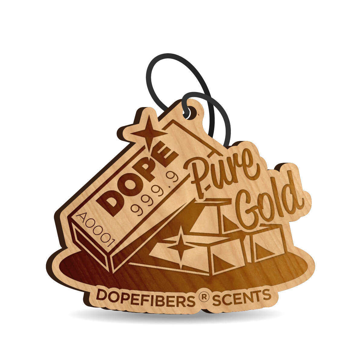 DopeFibers - SCENTS - Duftanhänger PureGold unbeduftet
