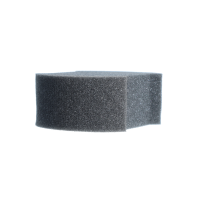 Handpolierschwamm - Schwarz, Soft, Ø 100/40 mm