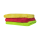 Menzerna 3-pack premium microfibre cloth set 550 GSM, yellow, green, red