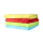 Menzerna 4-pack premium microfibre cloth set 550 GSM, yellow, green, red, blue