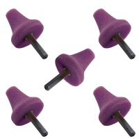 Flex Kegel Polierschwamm PK-V 35 HEX 5 St&uuml;ck lila