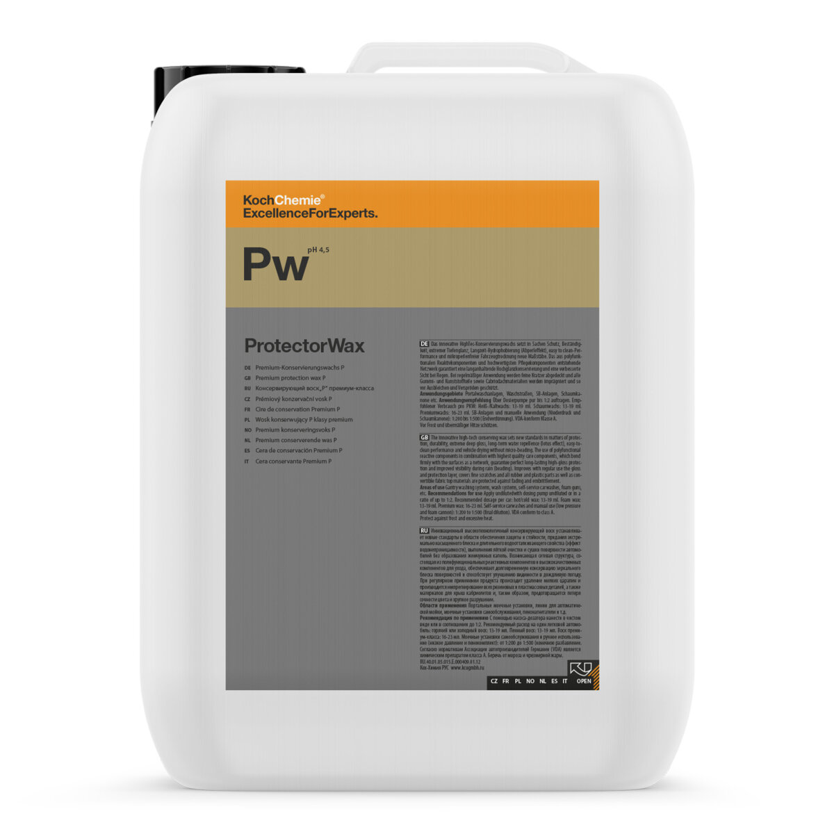 Koch Chemie - Pw ProtectorWax Wachsversiegelung - 10L
