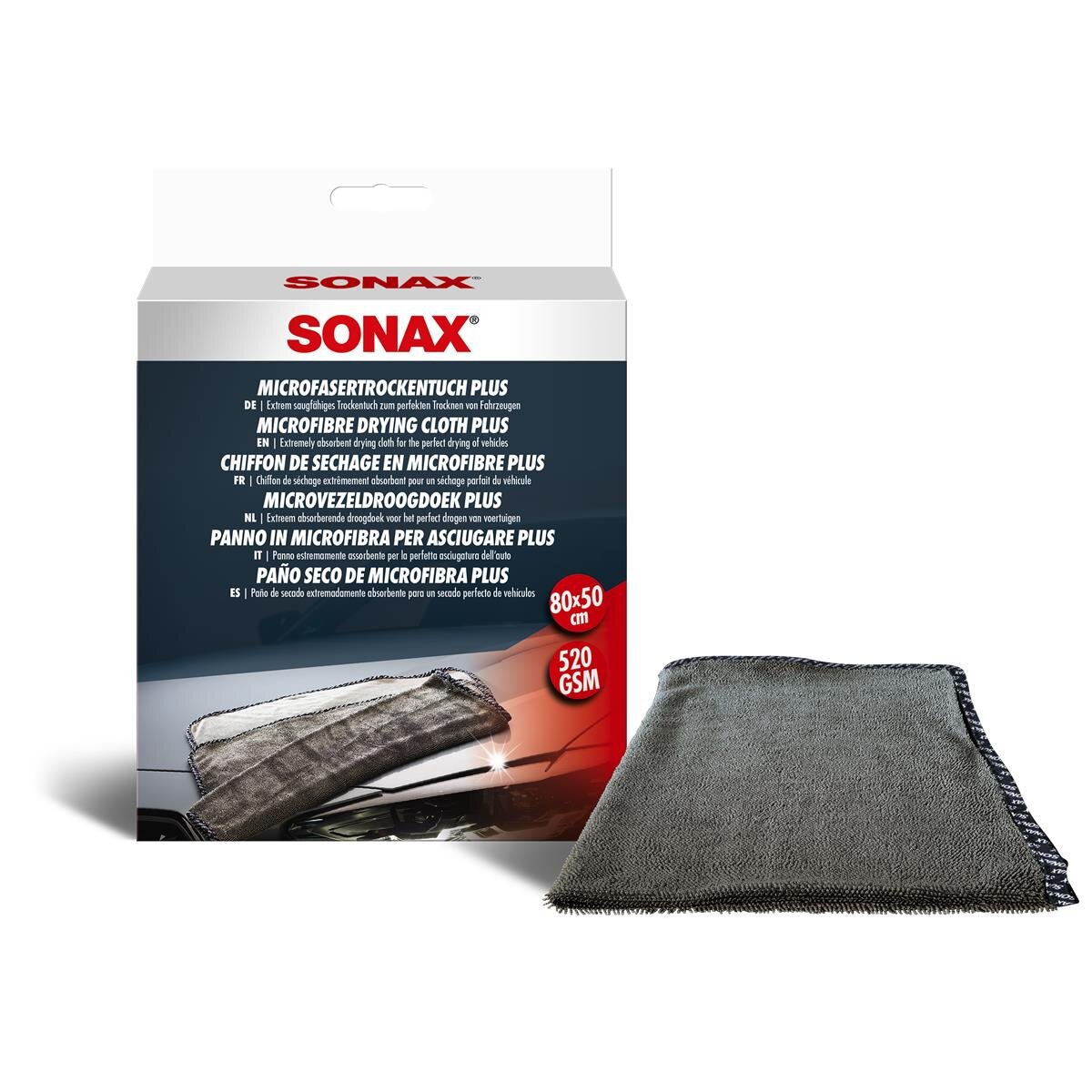 MikrofaserTrockentuch Plus 80x50cm Poliertuch - Sonax