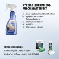 Sonax XTREME Leather Care Milk with MicrofiberPad ActionSet