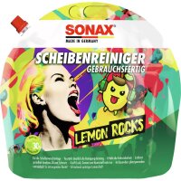 SONAX ScheibenReiniger gebrauchsfertig Lemon Rocks 3 Liter