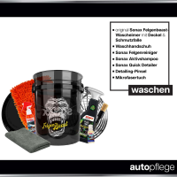 SONAX Black Wascheimer Set