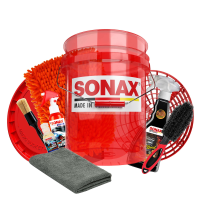 SONAX Red Wascheimer Set