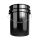 Magic Bucket - 5 Gallonen unbedruckt - Schwarz