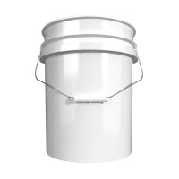 Magic Bucket - 5 Gallonen Eimer unbedruckt - Weiß
