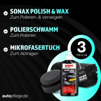 SONAX Polish&Wax schwarz Set
