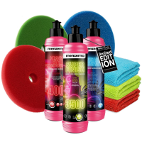 Menzerna Politur Sonderedition Set + Polierpads