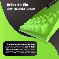 2x Eiskratzer 2K ÖKOLINE Made in Germany Grün